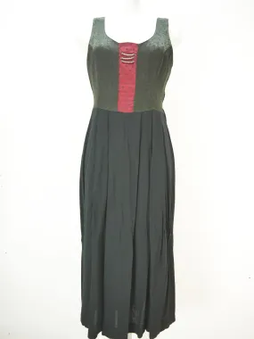 Alpenwelt grün mit Wienernaht herrliches Landhaus Kleid Trachtenkleid Gr.40