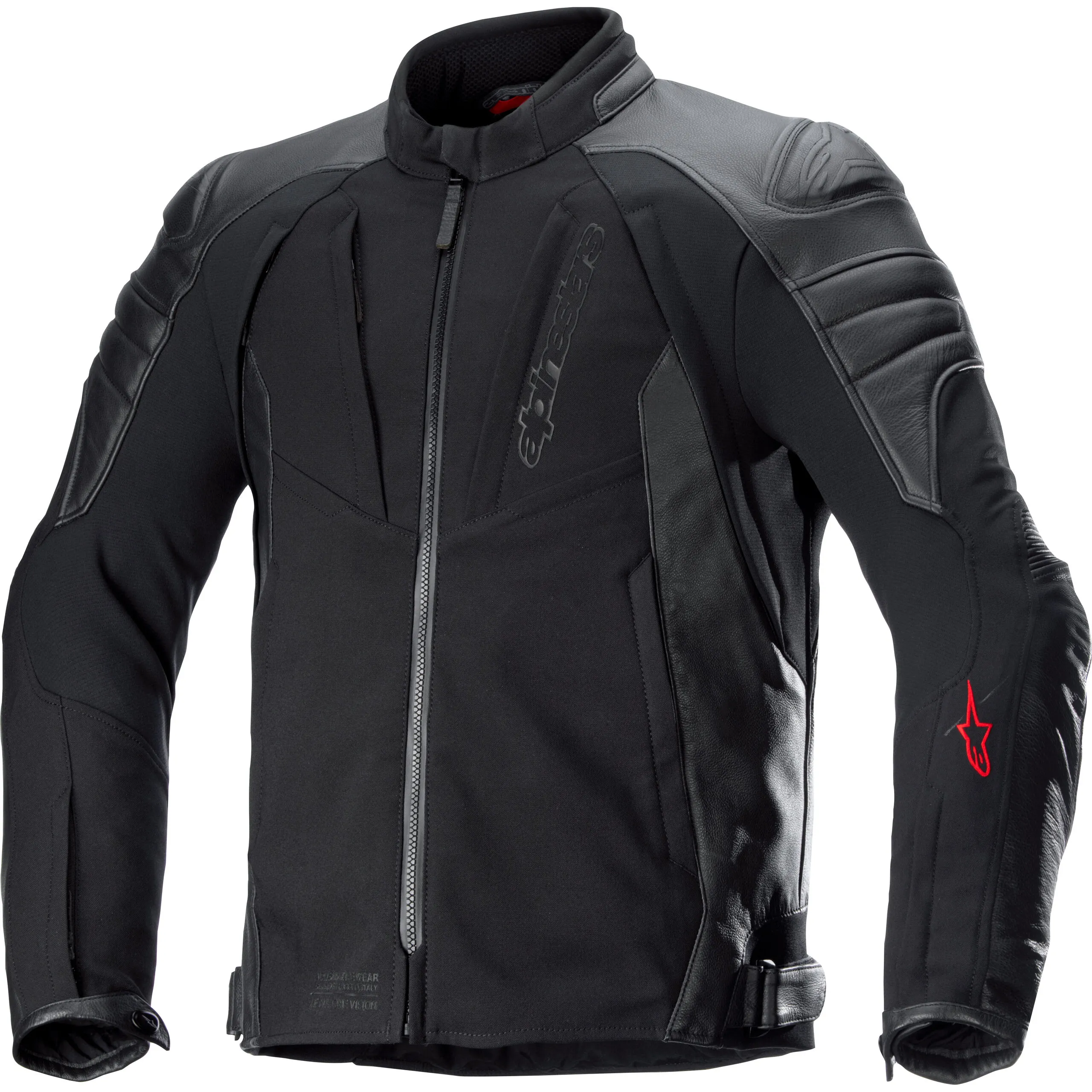 Alpinestars Proton WP Lederjacke Schwarz