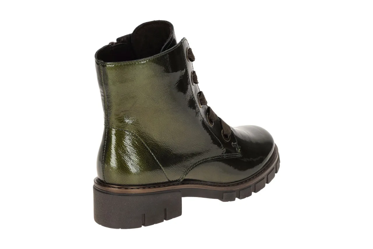 ARA Dover Stiefelette Boots grün metallic Lack 12-23126