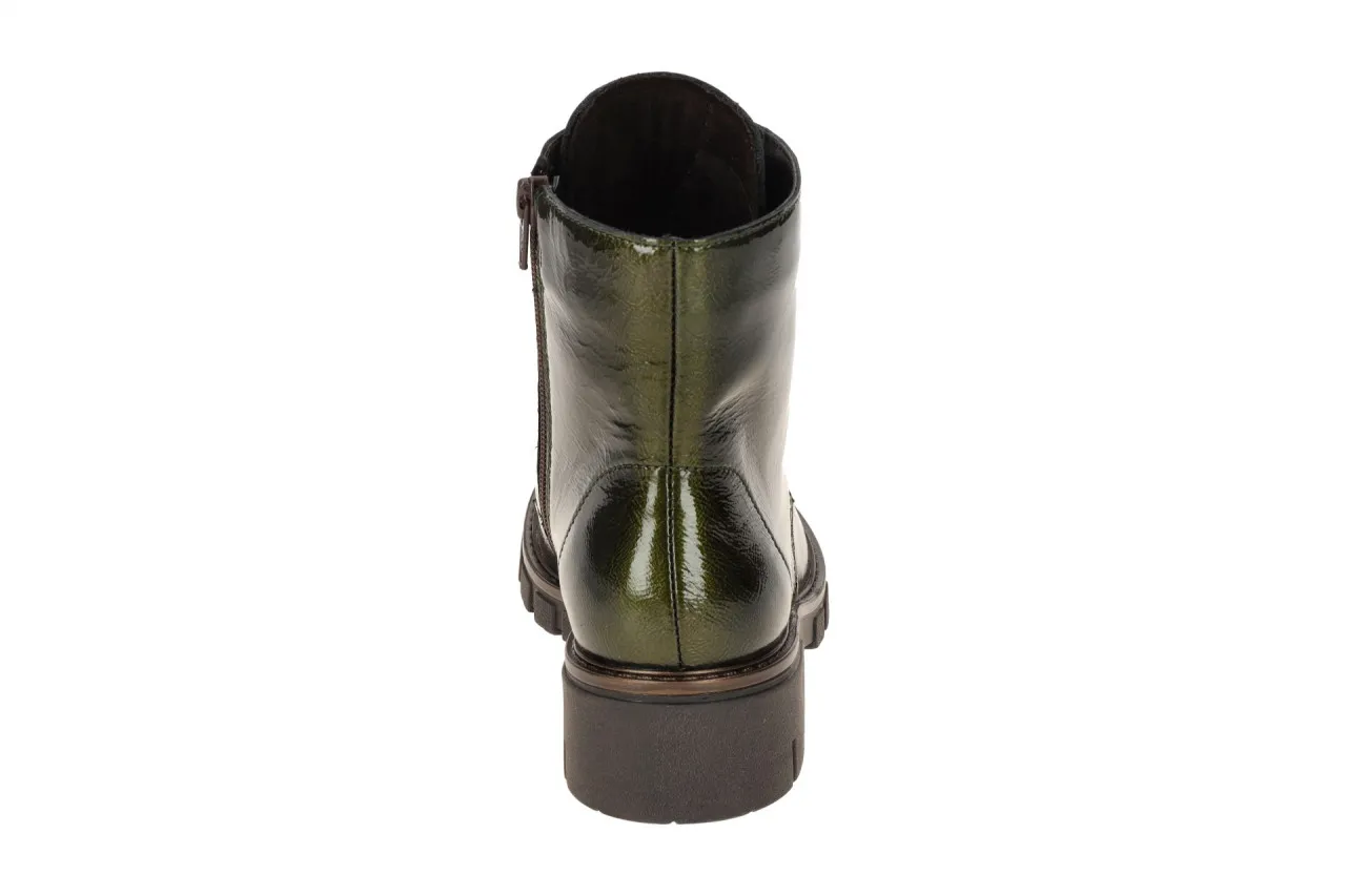 ARA Dover Stiefelette Boots grün metallic Lack 12-23126