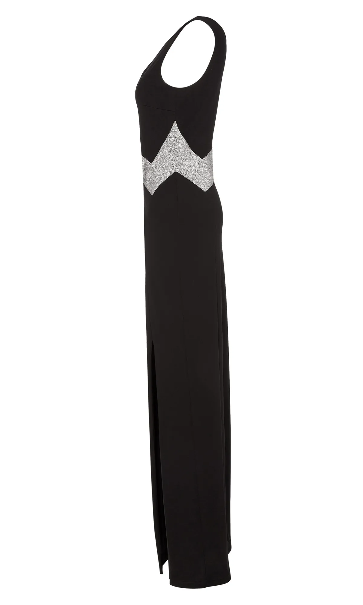 Asymmetrisches Abendkleid aus Stretchjersey