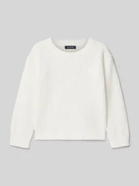 Blue Seven Strickpullover mit gerippten Abschlüssen (offwhite) online kaufen