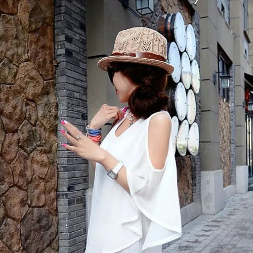 Buckle Beach Knitted Hat for Summer Sun Protection
