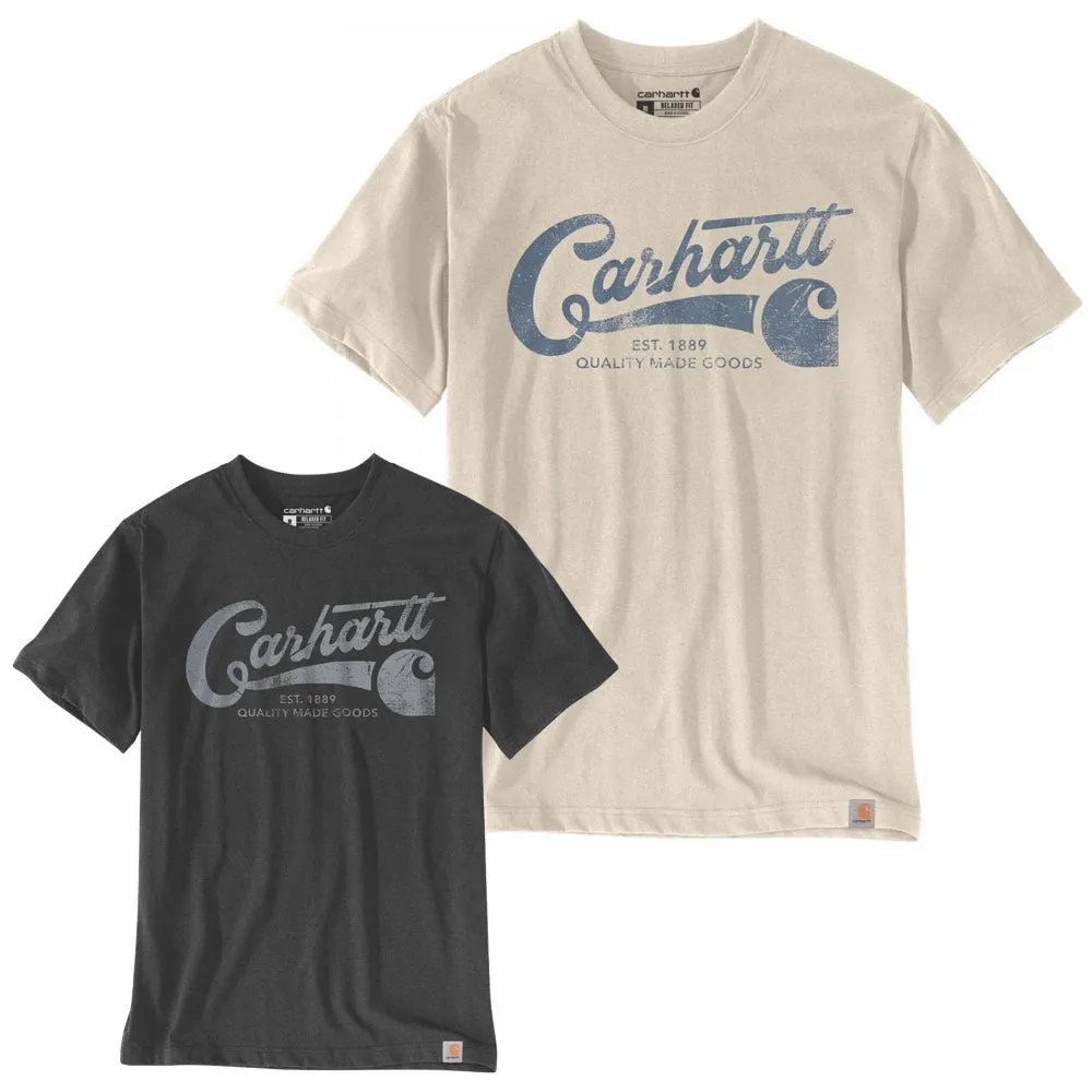 Carhartt Relaxed Fit Lightweight Short-Sleeve Script Graphic T-Shirt 1