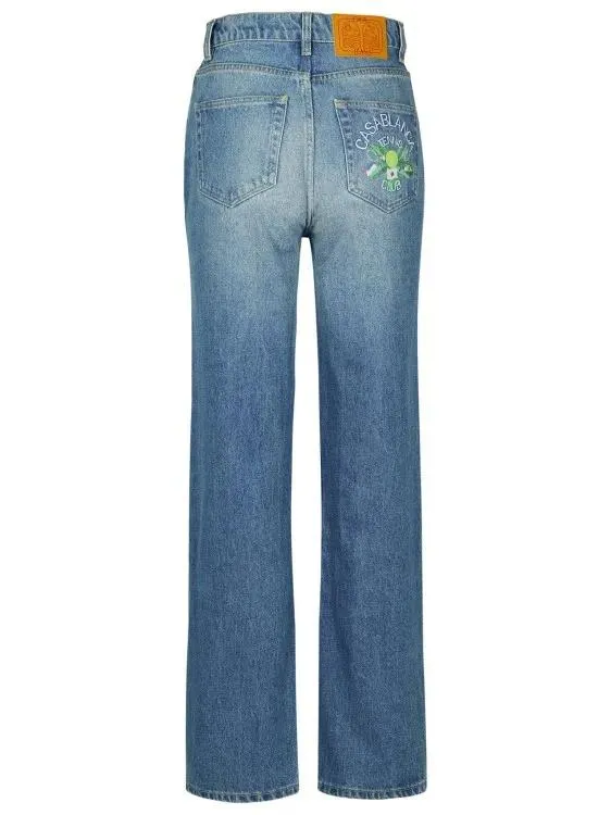   Casablanca  Light Blue Denim Cotton Jeans Blue