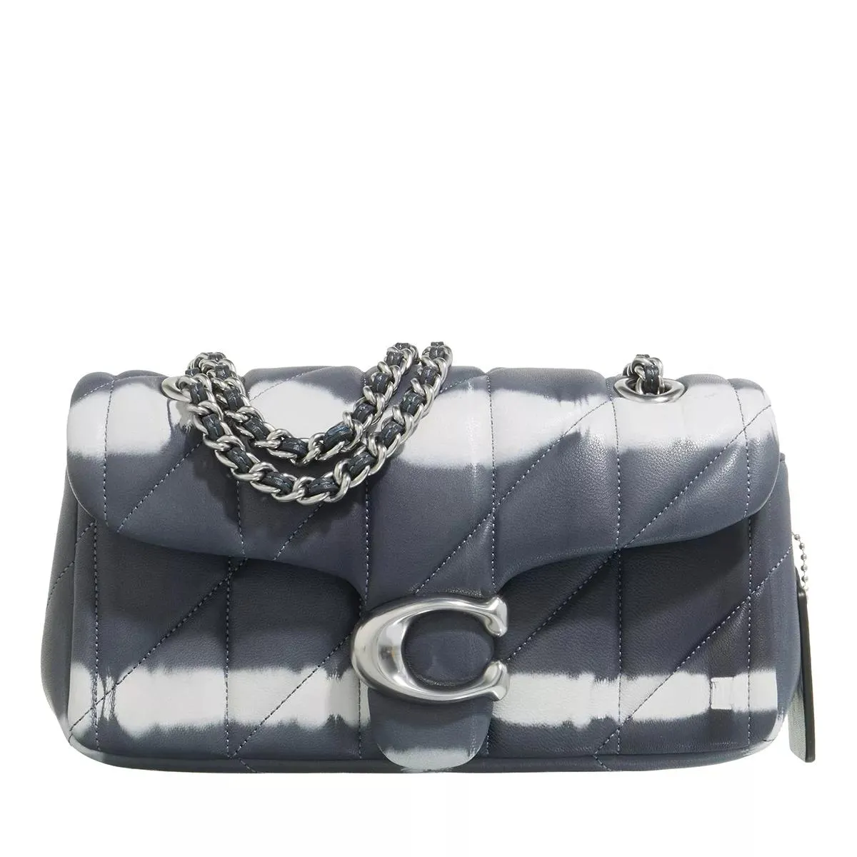   Coach  Quilted Tie-Dye Tabby Shoulder Bag 20 With Chain lh/midnight navy multi  Crossbody Bag 
