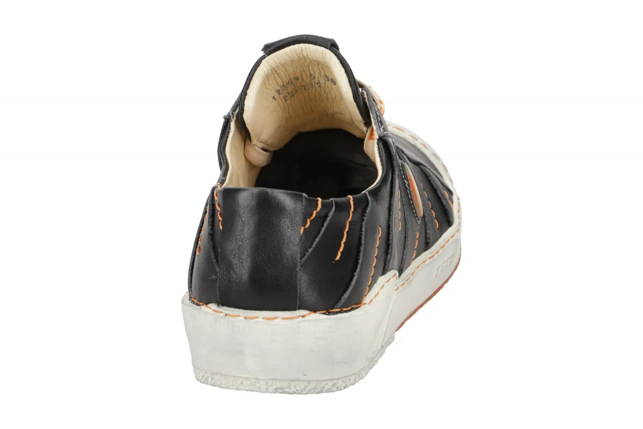 Eject Puzzle Schuhe schwarz orange Herren Sneaker 12359