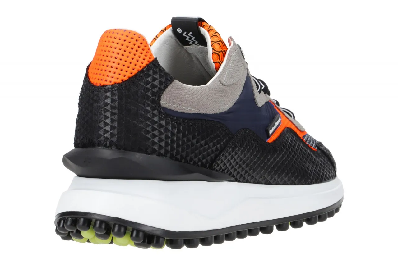 Floris van Bommel Sneaker Schuhe schwarz orange 16333