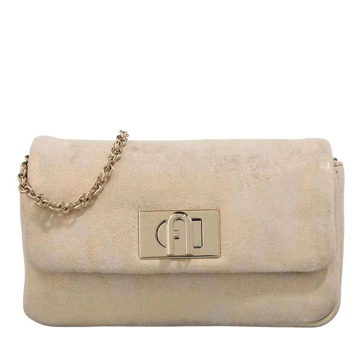   Furla  Furla 1927 Mini Crossbody Soft Color Gold  Crossbody Bag 