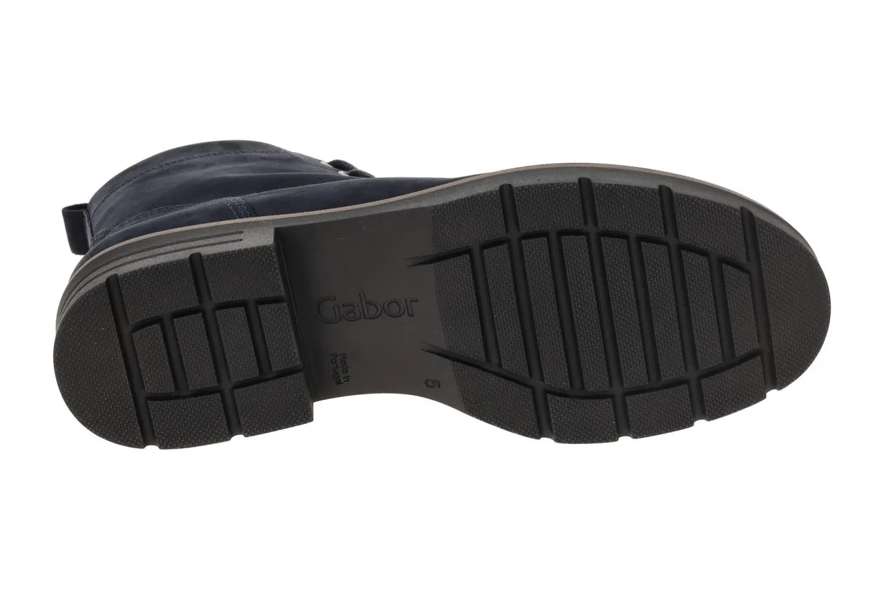 Gabor Fashion Stiefelette blau Nubuck 54.651.16
