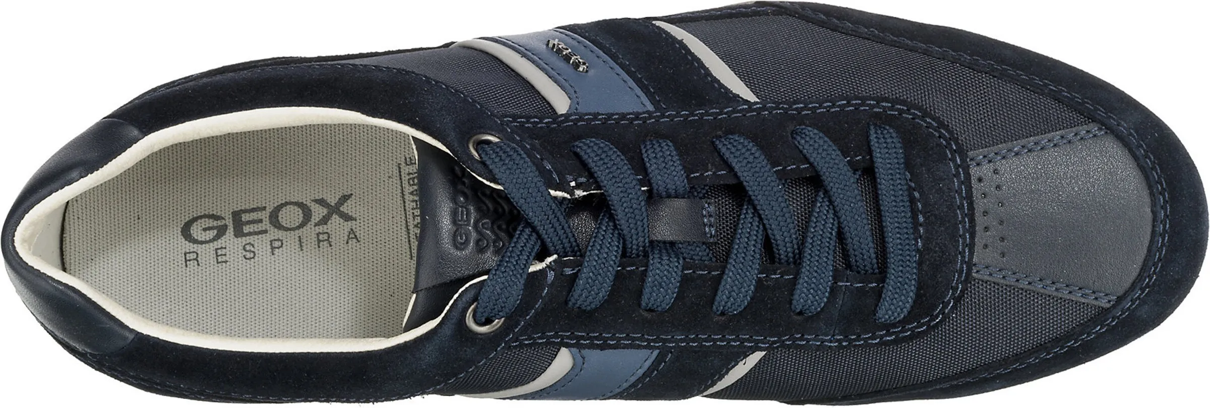 GEOX Sneaker 'Wells' in Navy, Taubenblau