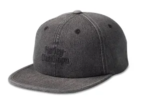 Harley-Davidson Baseball Cap Staple Denim Low Profile Denim schwarz