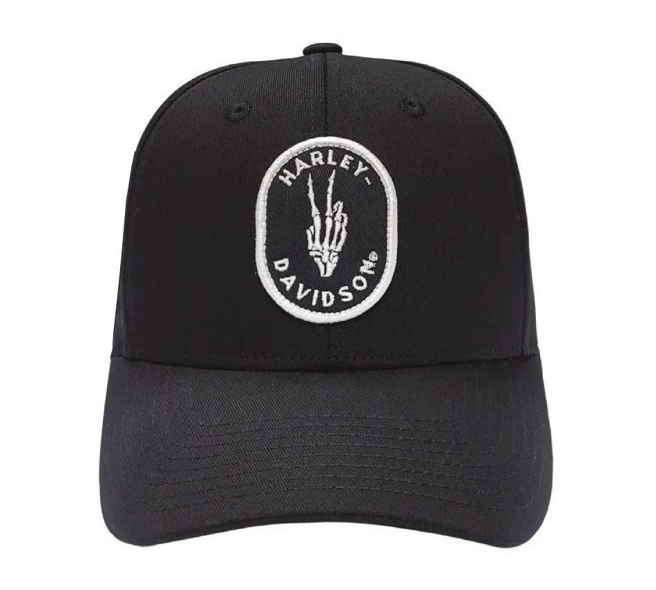Harley-Davidson Dealer Baseball Cap Peace Sign schwarz