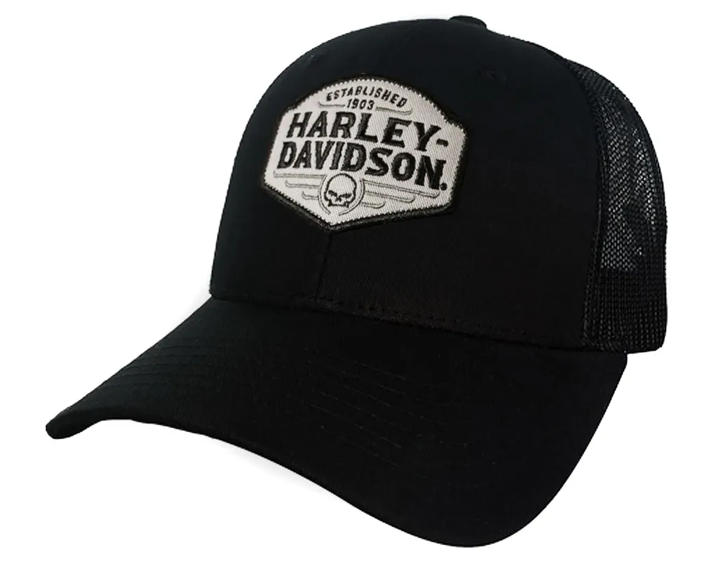 Harley-Davidson Dealer Trucker Cap Buckle chwarz