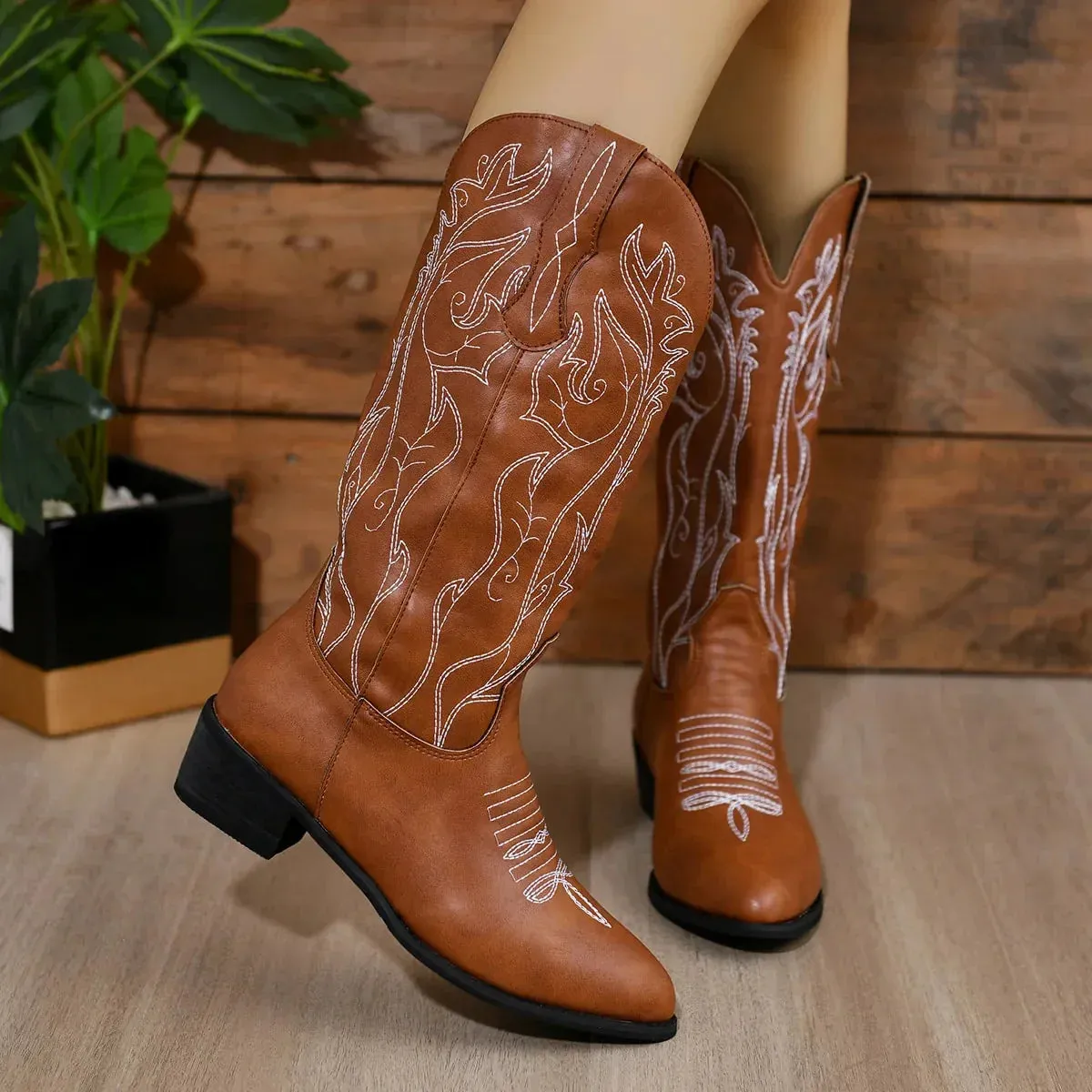 Heidi-Mode | Legere Retro Cowboystiefel