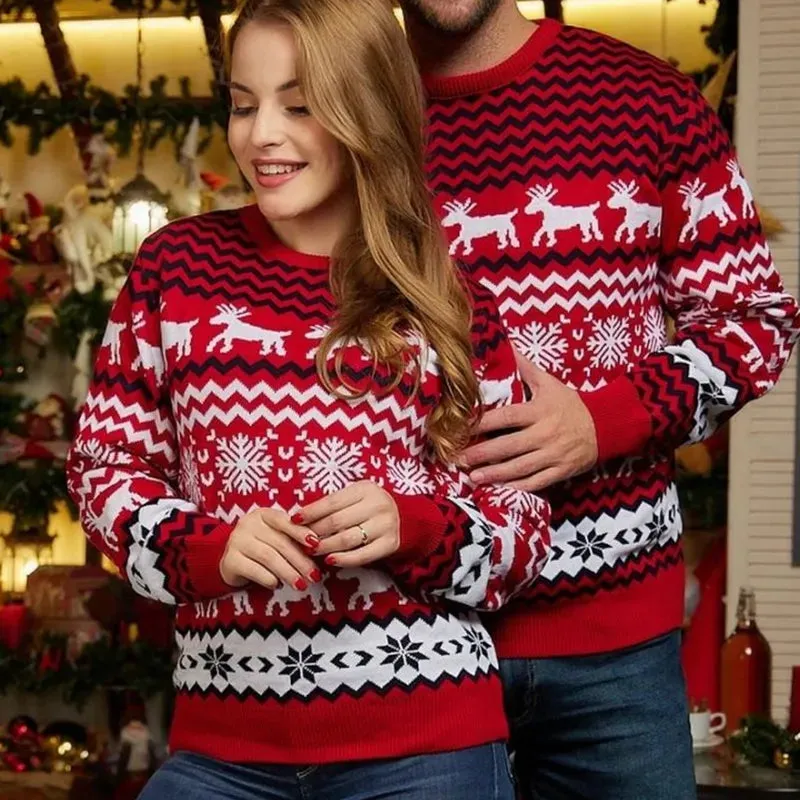 Heidi-Mode | Weihnachts-Pullover-Set für Paare