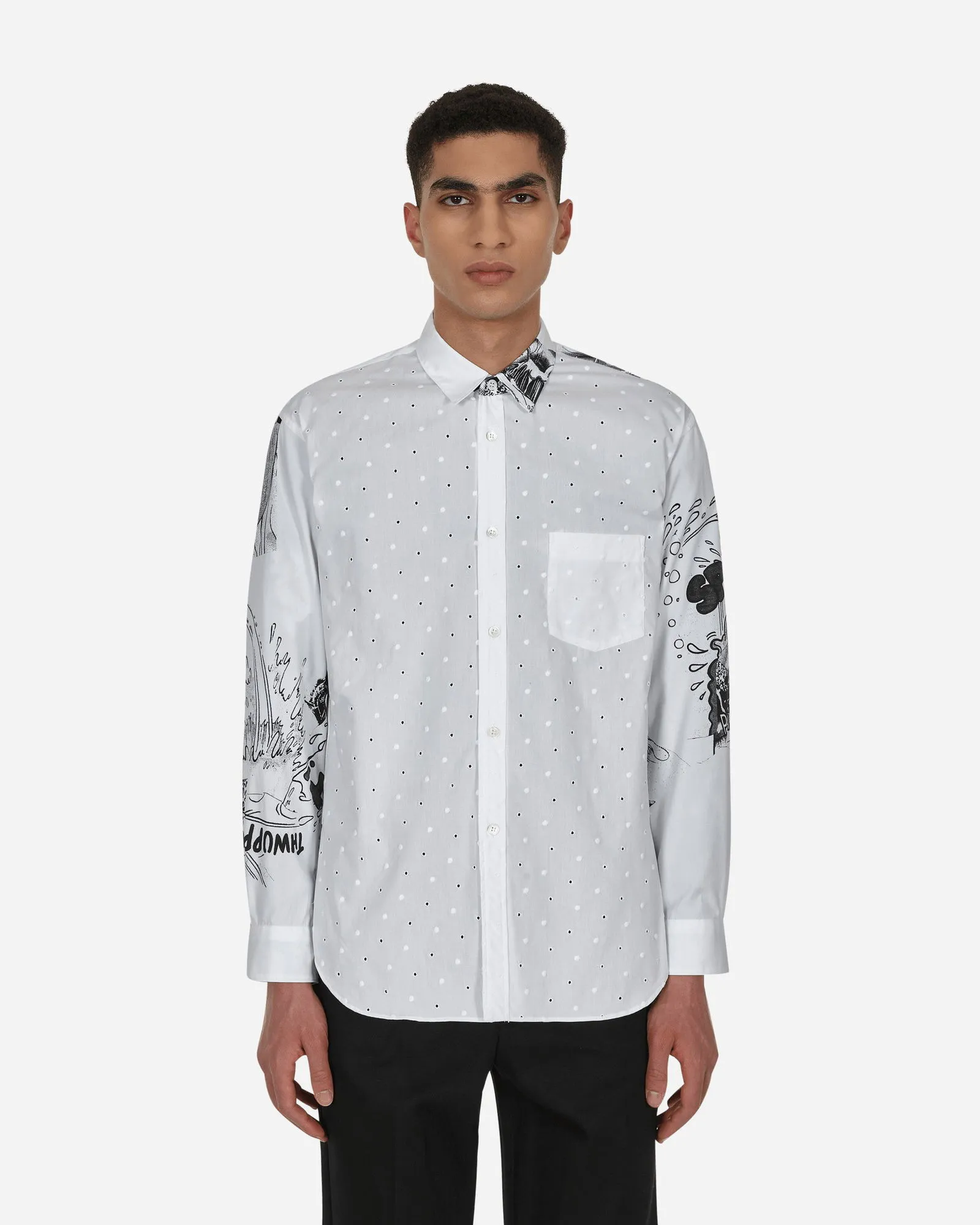 Hemd Comme des Garçons Christian Marclay Printed Shirt FI-B053 1