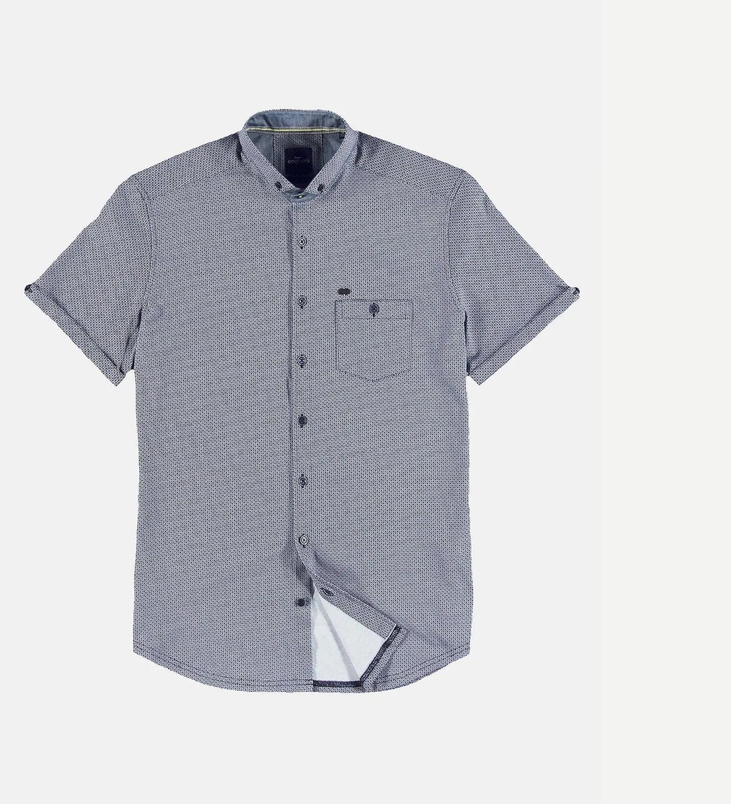 Herren engbers Hemd kurzarm in Blau kaufen 31746