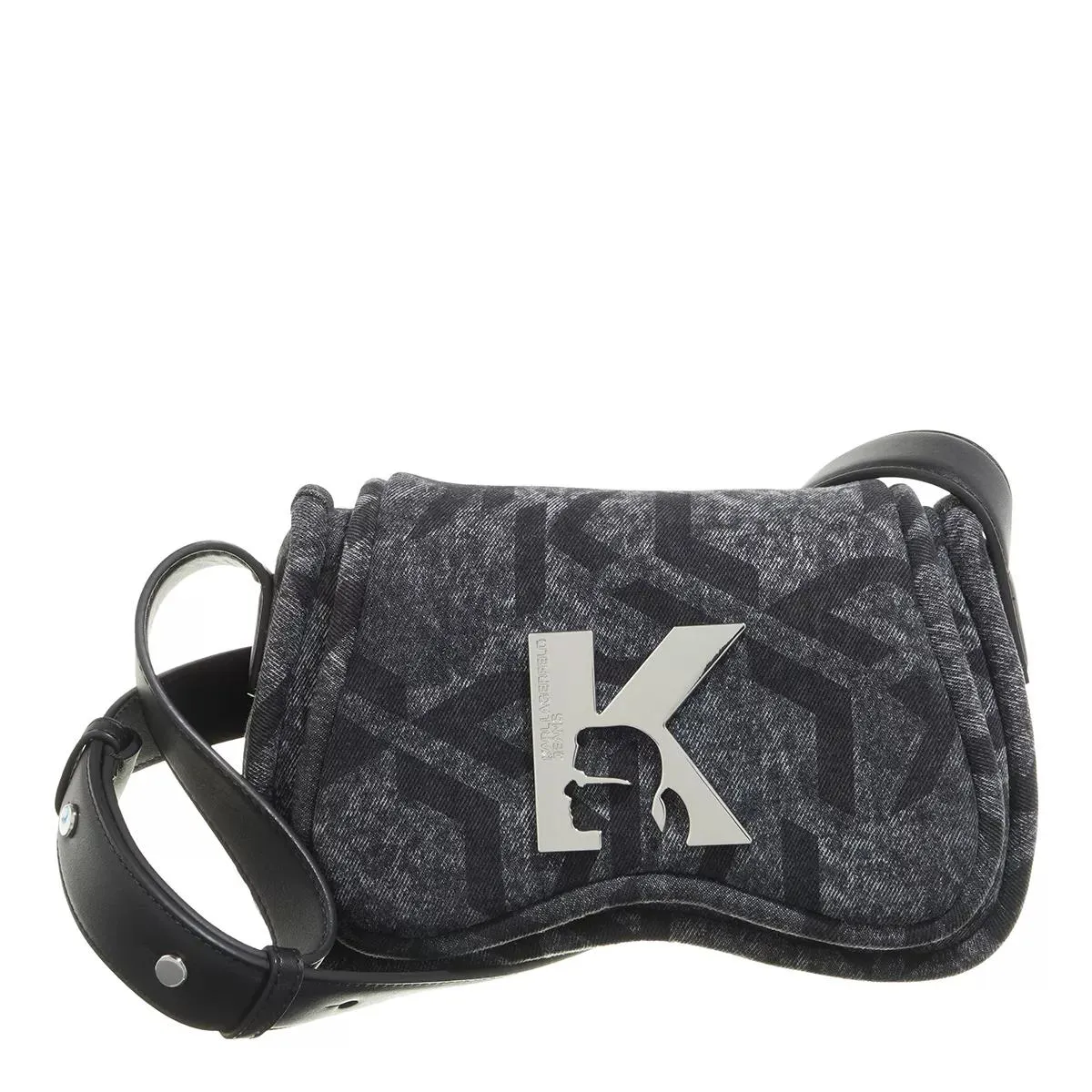   Karl Lagerfeld Jeans  Sunglasses Crossbody Dnm Washed Grey Stone  Crossbody Bag 