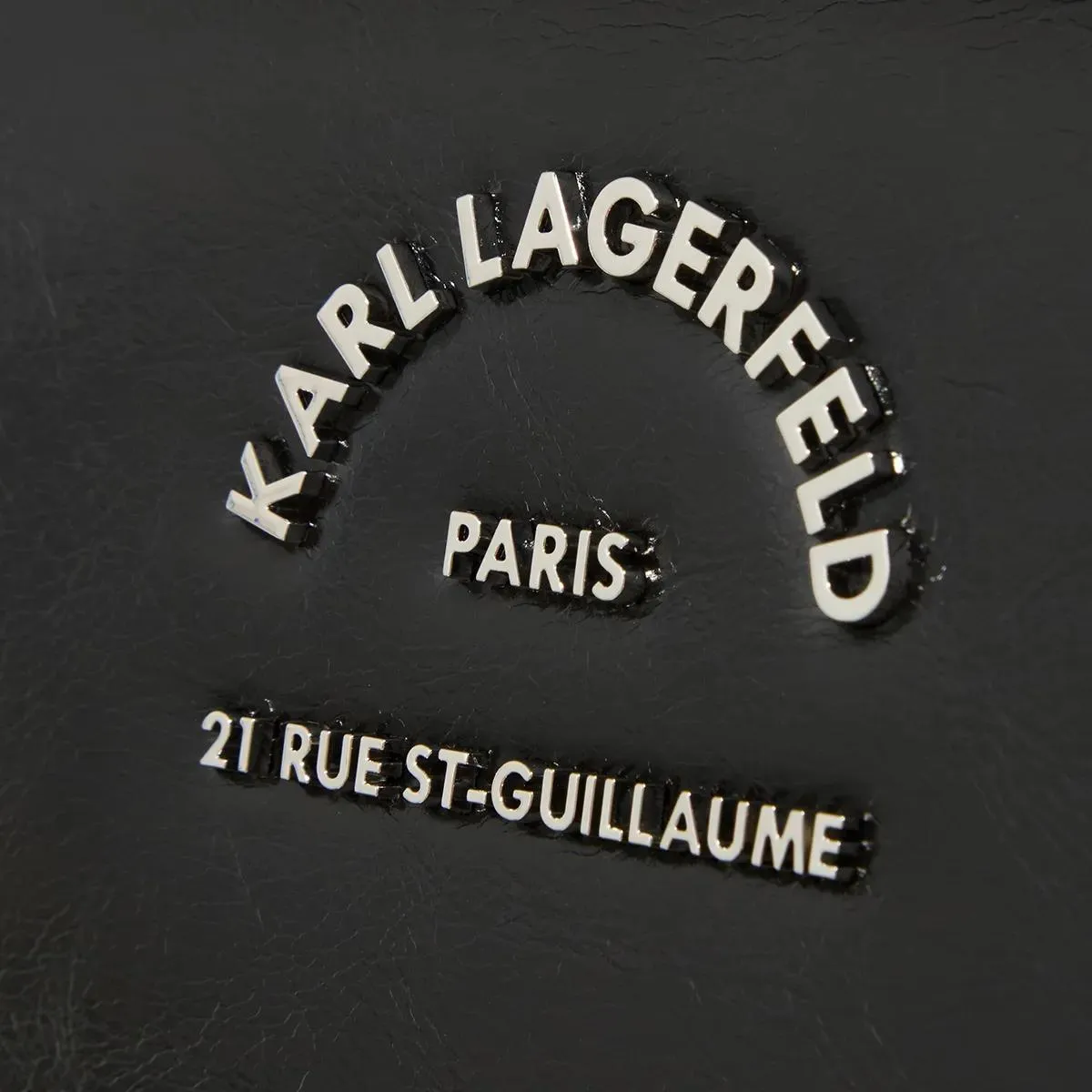   Karl Lagerfeld  Rsg Metal Sp Camerabag Black  Crossbody Bag 