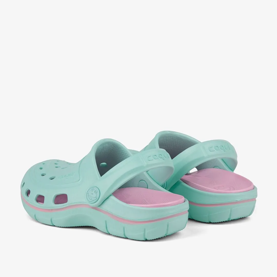 Kinderschuhe COQUI JUMPER mintgrün/rosa 32-33