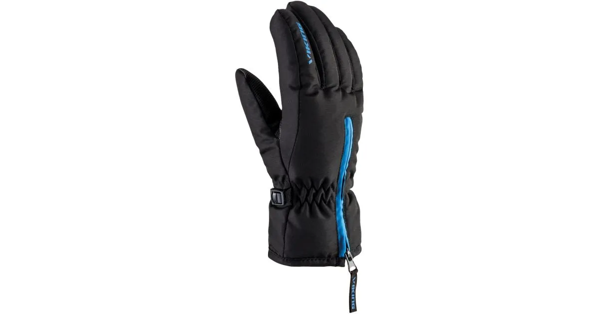 Kinderskihandschuhe Viking ASTI schwarz
