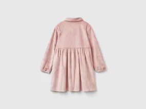 Kleid mit Kragen in Chenille