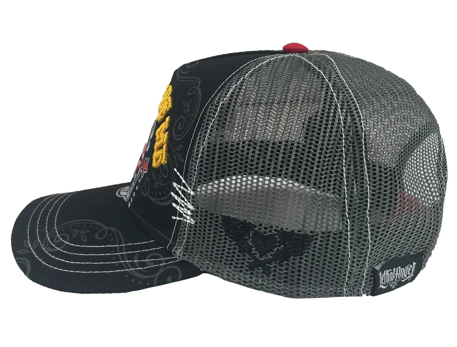 Lethal Threat Free To Be Me Damen Trucker Cap schwarz/grau