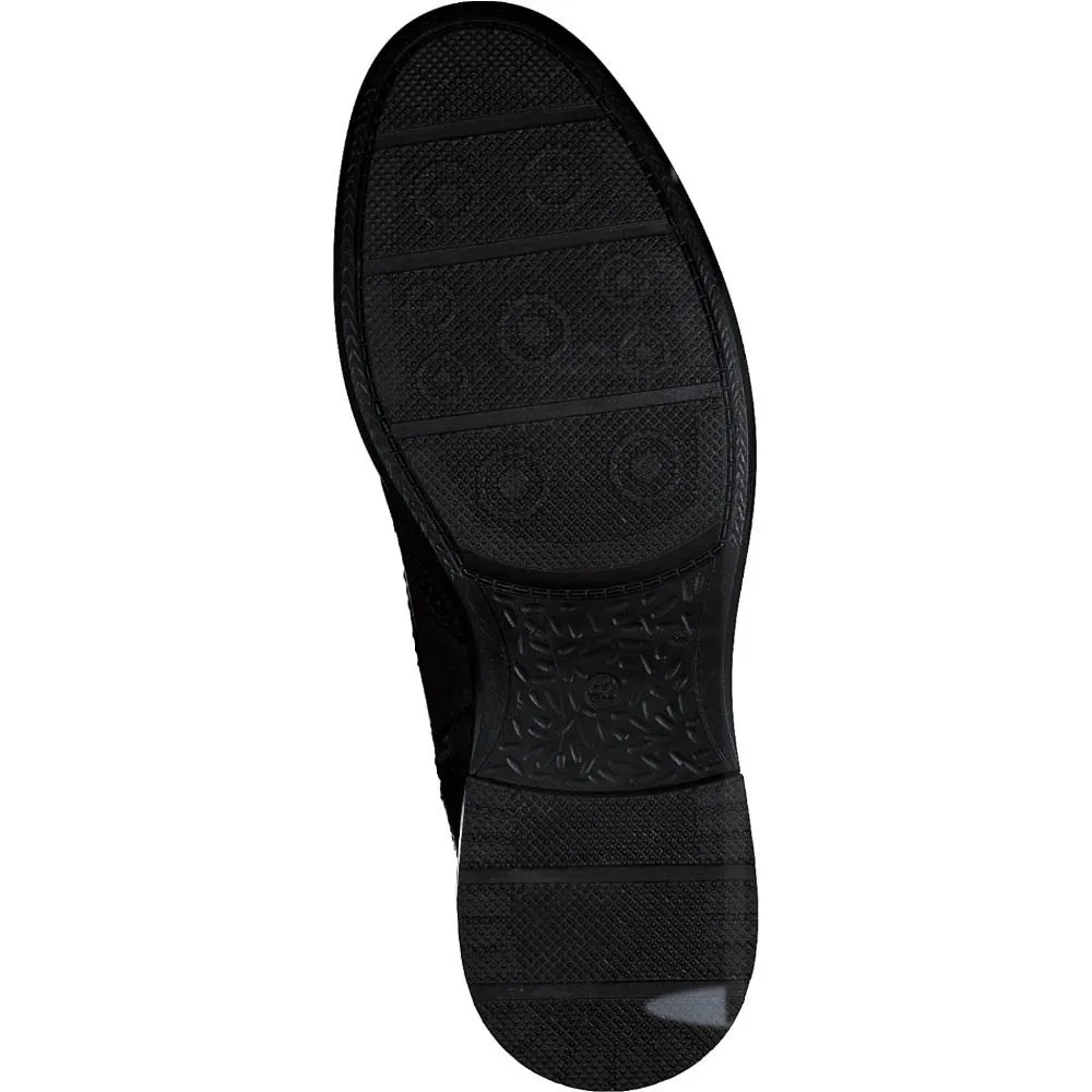 Marco Tozzi Herren Stiefelette Schnürscuh Leder Lochmuster braun S23 2-15101-41