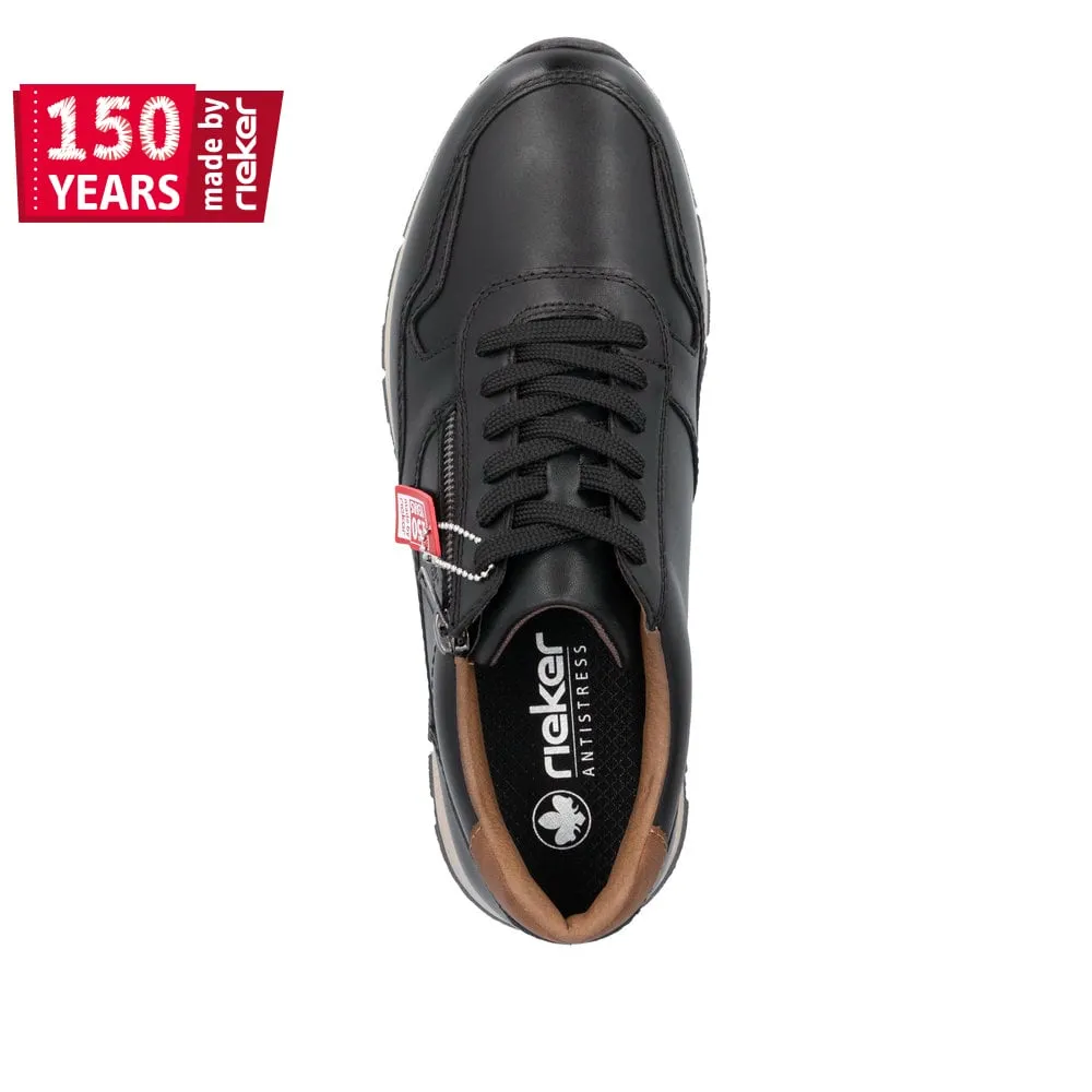 Rieker Herren Sneaker Low nachtschwarz | B0504-00