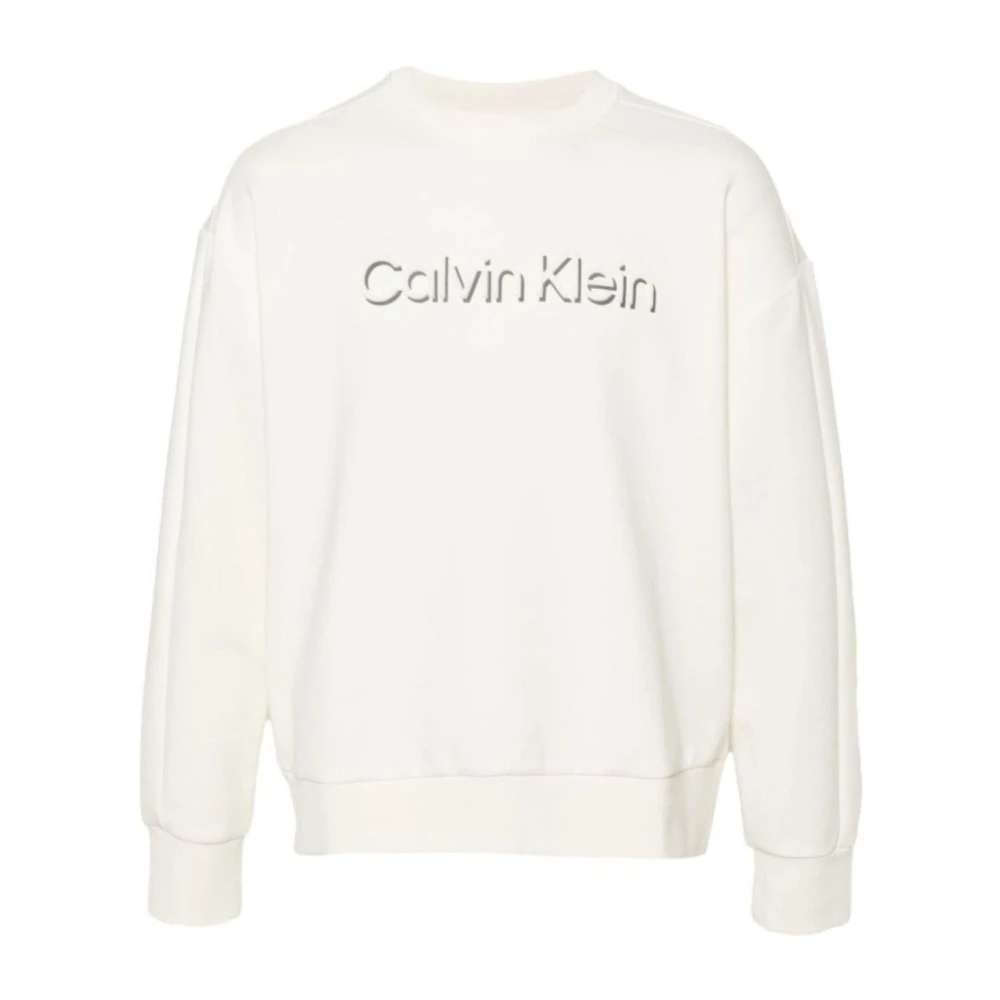 Schatten geprägtes Logo Sweatshirt