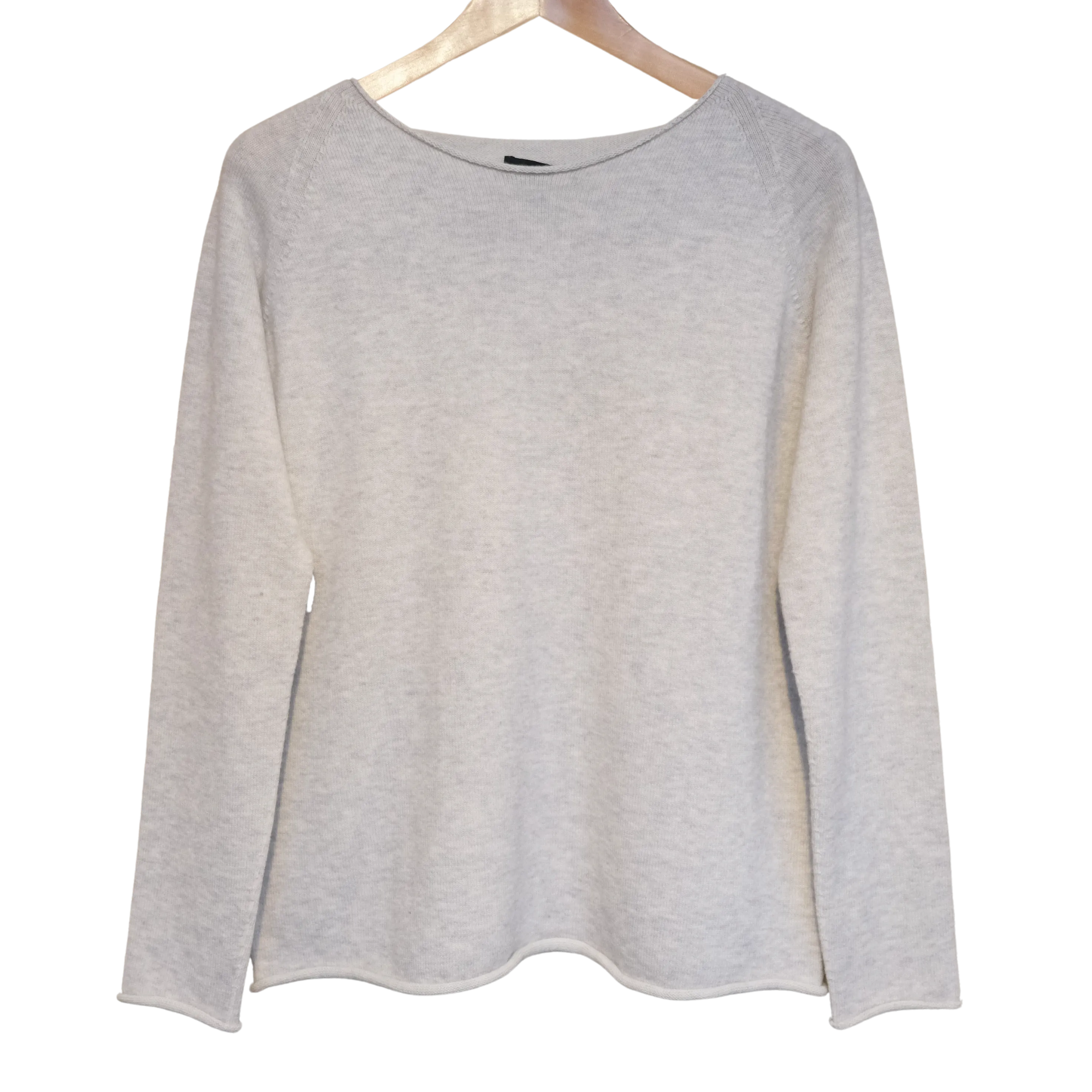 Seldom – Strickpullover Damen Merinowolle graubeige