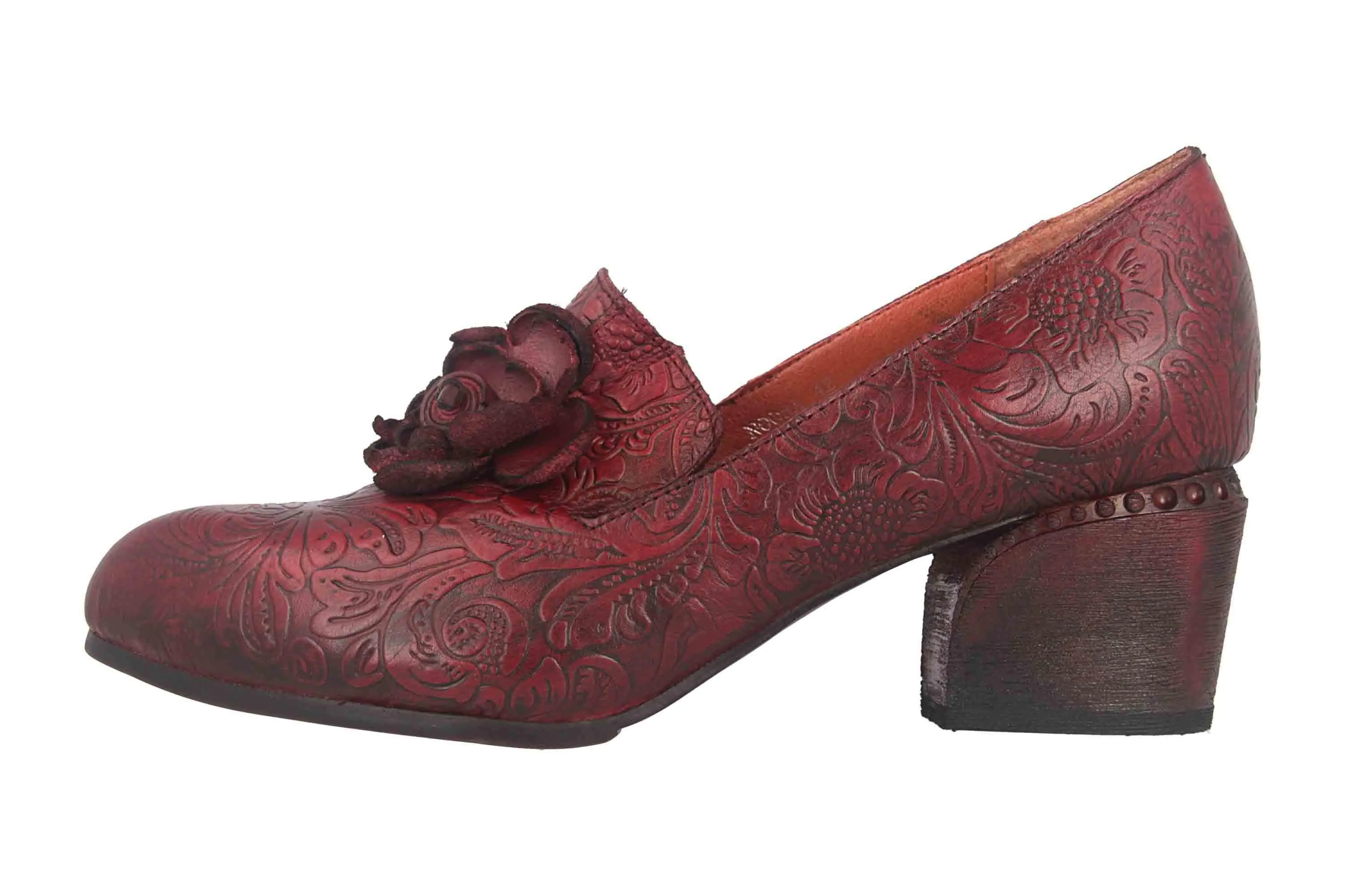 Spring Footwear NOORA Pumps in Übergrößen Bordeaux NOORA-BX große Damenschuhe