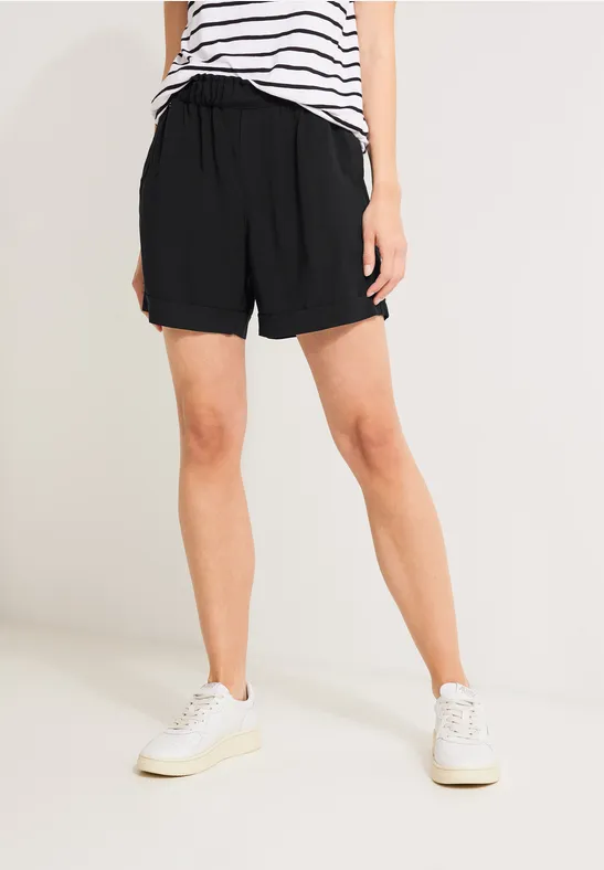 Street One Loose Fit Paperbag Shorts 