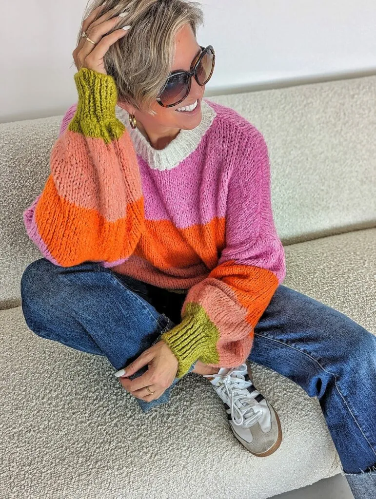 Strickpullover HAPPY COLOURS – versch. Farben