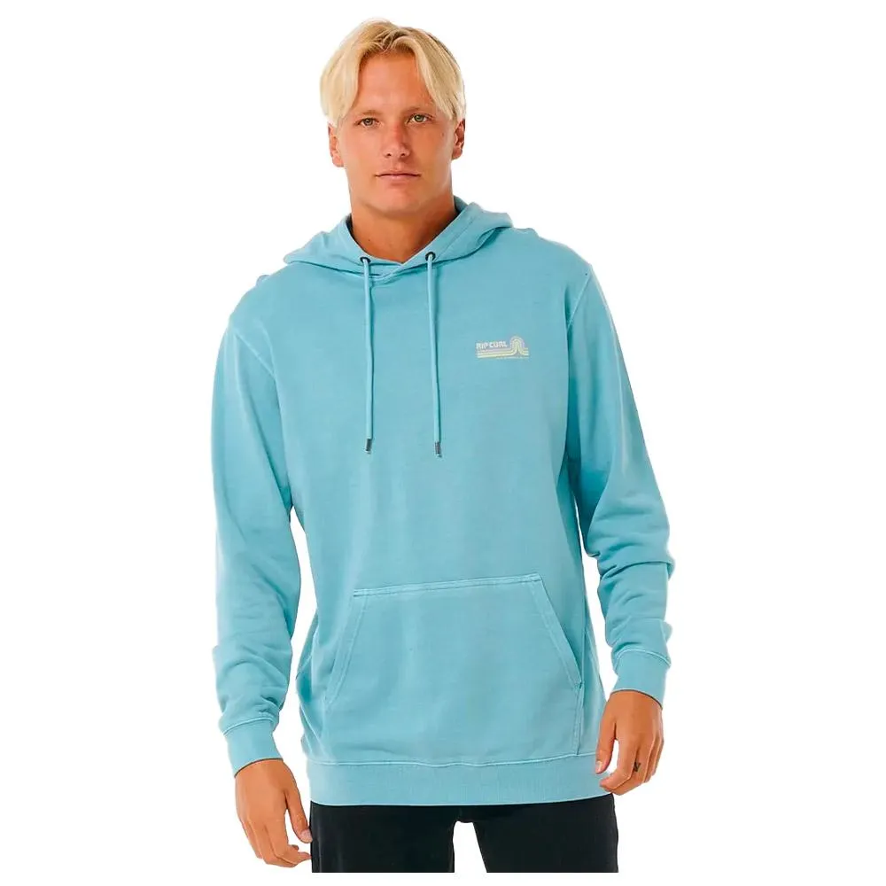 Sweatshirt Rip Curl ---Surf Revival Hood Dusty Blue