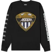 T-shirt Neighborhood Long Sleeve Anthrax Shield T-Shirt 232PCNH-LT02S-BLK