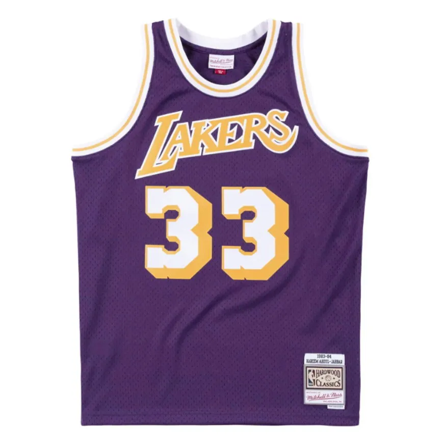 Trikot Mitchell & Ness Los Angeles Lakers Kareem Abdul-Jabbar Swingman Jersey SMJYAC18109-LALPURP83KAB