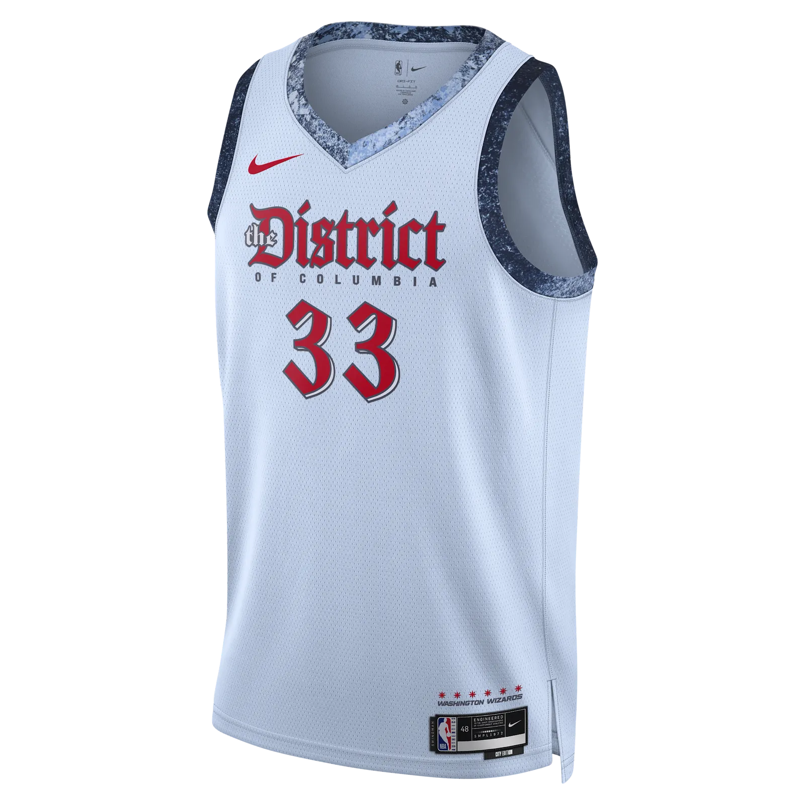 Trikot Nike Dri-FIT NBA Swingman Kyle Kuzma Washington Wizards City Edition 2024/25 FQ4364-407