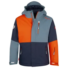 Trollkids Hallingdal Winterjacke Kinder Stahlblau/Feurige Orange im Online Shop von kaufen