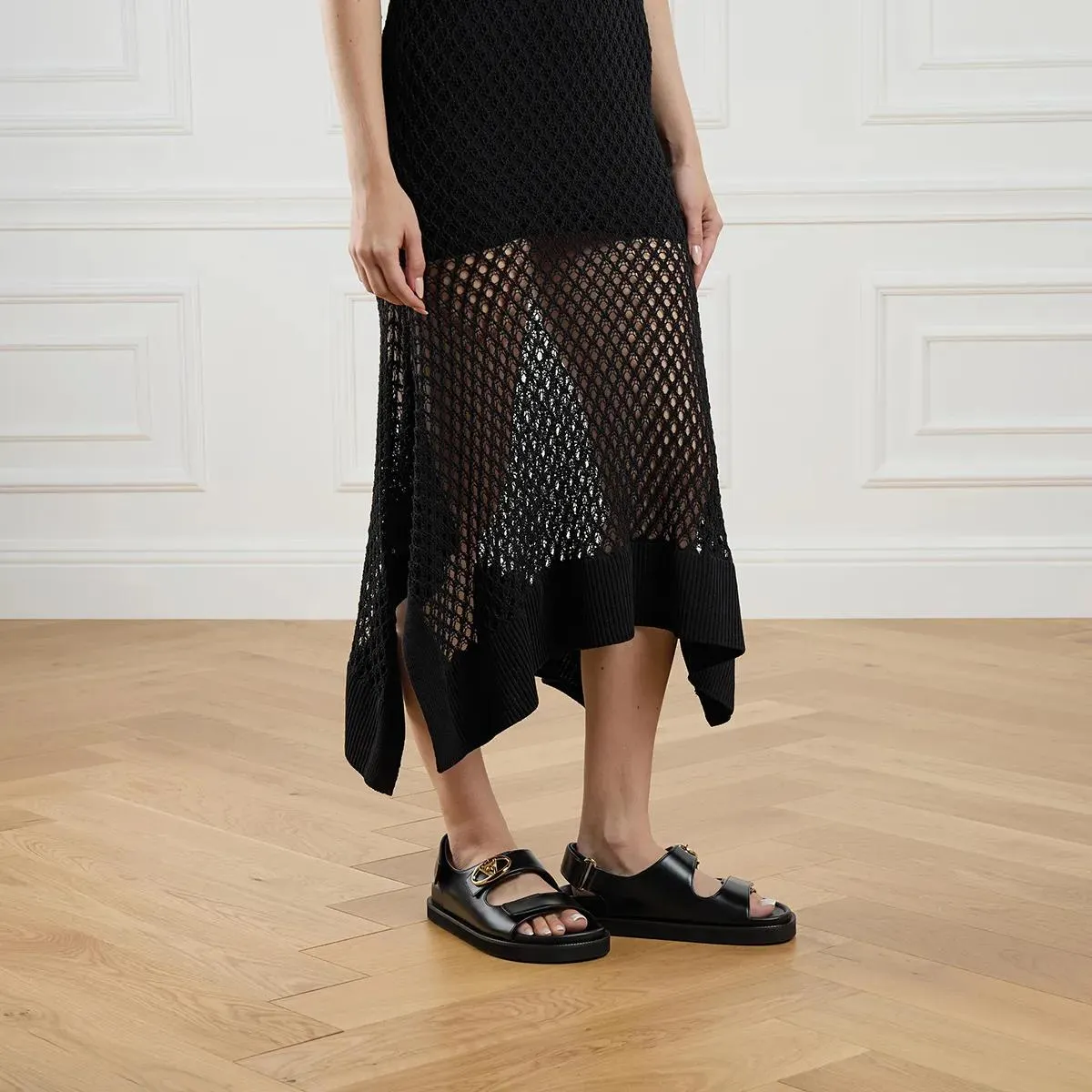   Valentino Garavani  Sandal Vlogo Nero  Sandale 