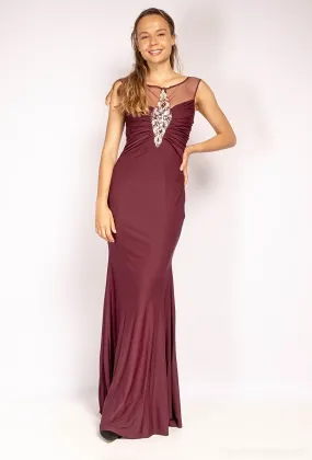 Verziertes Abendkleid