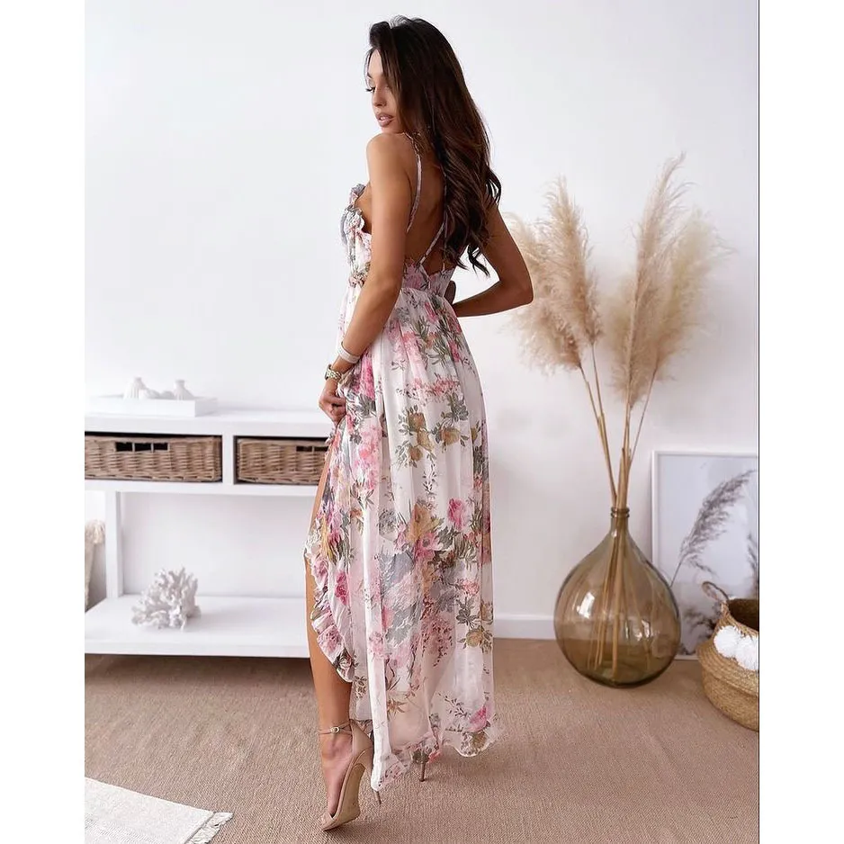 Wunderschönes Schweigendes Chiffon Kleid